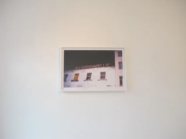 An Ordinary Life, veduta dell’allestimento
