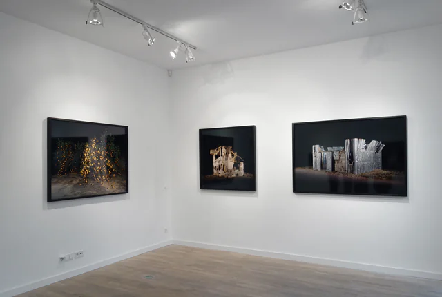 Across a dark Land, installation view
