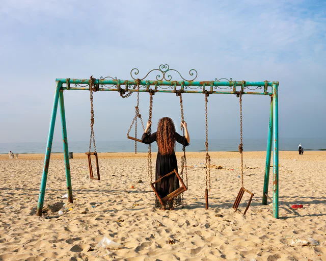 Rania Matar, Maryam (Broken Swing Set)