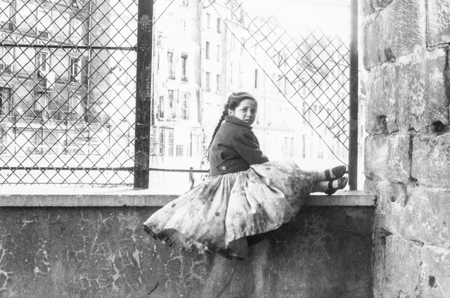 Pierre André Podbielski fotografia in bianco e nero, bambina ballerina
